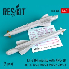 Reskit RS48-0280 1/48 Kh-23M missile with APU-68 (2 pcs)