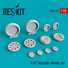 Reskit RS48-0282 1/48 Northrop F-89C Scorpion wheels set