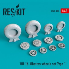 Reskit RS48-0283 1/48 Grumman HU-16A Albatross type 1 wheels set