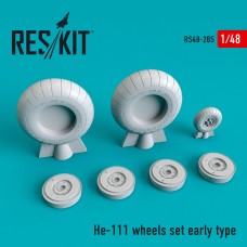 Reskit RS48-0285 1/48 Heinkel He-111 wheels set early type