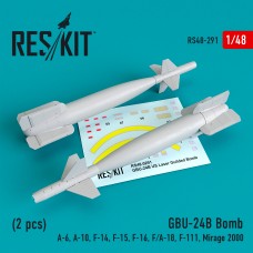 Reskit RS48-0291 1/48 GBU-24 (B) Bomb (2 pcs)