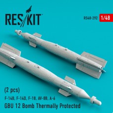 Reskit RS48-0292 1/48 GBU 12 Bomb Thermally Protected (2 pcs)