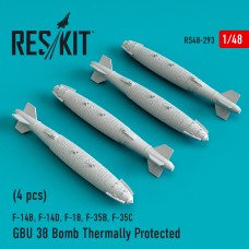 Reskit RS48-0293 1/48 GBU 38 Bomb Thermally Protected (4 pcs)