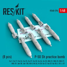 Reskit RS48-0294 1/48 P-50 SH practice bomb (8 pcs)