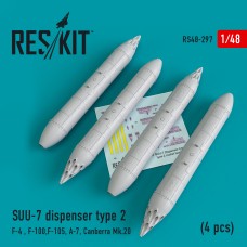 Reskit RS48-0297 1/48 SUU-7 dispenser type 2 (4 pcs)