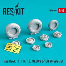 Reskit RS48-0303 1/48 BAe Hawk T1, T1A, T2, MK.50/60/100 Wheels set