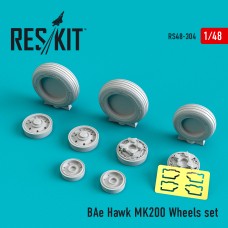 Reskit RS48-0304 1/48 BAe Hawk MK200 Wheels set