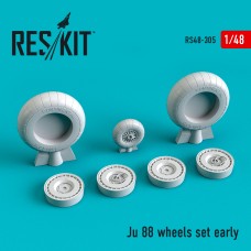 Reskit RS48-0305 1/48 Junkers Ju-88 wheels set early type