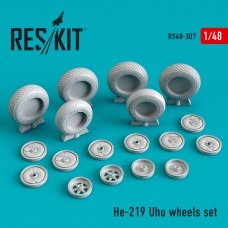 Reskit RS48-0307 1/48 Heinkel He-219A-7 'UHU' wheels set