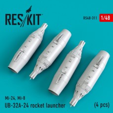 Reskit RS48-0311 1/48 UB-32A-24 rocket launcher (4 pcs)