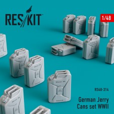 Reskit RS48-0314 1/48 German Jerry Cans set WWII (16 pcs) 