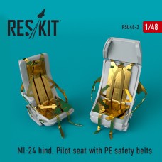 Reskit RSU48-0002 1/48 Mil Mi-24V/VP Pilot seats