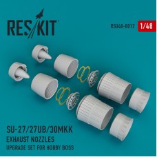 Reskit RSU48-0012 1/48 Sukhoi Su-27/Su-27UB/Su-30MKK exhaust nozzles