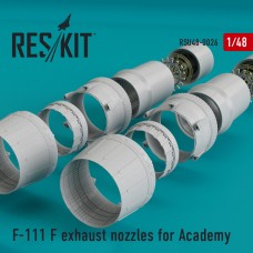 Reskit RSU48-0026 1/48 General-Dynamics F-111F exhaust nozzles
