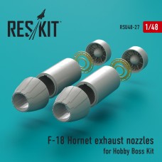 Reskit RSU48-0027 1/48 McDonnell-Douglas F-18 Hornet exhaust nozzles