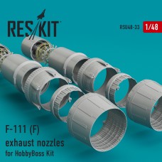 Reskit RSU48-0033 1/48 General-Dynamics F-111F exhaust nozzles 