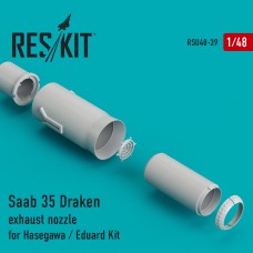 Reskit RSU48-0039 1/48 Saab J-35 Draken exhaust nozzle