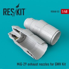 Reskit RSU48-0053 1/48 Mikoyan MiG-29 exhaust nozzles