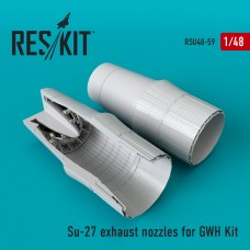 Reskit RSU48-0059 1/48 Sukhoi Su-27 exhaust nozzles