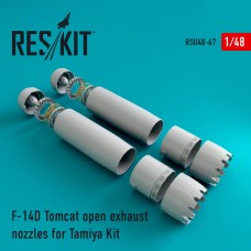 Reskit RSU48-0067 1/48 Grumman F-14D Tomcat open exhaust nozzles