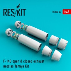 Reskit RSU48-0069 1/48 Grumman F-14D Tomcat open & closed exhaust nozzles