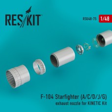 Reskit RSU48-0075 1/48 Lockheed F-104 Starfighter exhaust nozzle