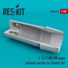 Reskit RSU48-0086 1/48 Lockheed-Martin F-16C (F100-PW) open exhaust nozzles 