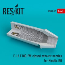 Reskit RSU48-0087 1/48 Lockheed-Martin F-16C (F100-PW) closed exhaust nozzle