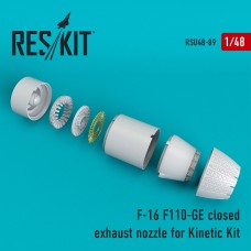 Reskit RSU48-0089 1/48 Lockheed-Martin F-16C (F110-GE) closed exhaust nozzle