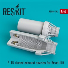 Reskit RSU48-0102 1/48 McDonnell F-15E Eagle closed exhaust nozzles 