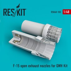 Reskit RSU48-0103 1/48 McDonnell F-15 Eagle open exhaust nozzles