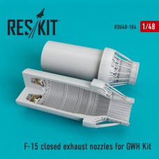 Reskit RSU48-0104 1/48 McDonnell F-15 Eagle closed exhaust nozzles