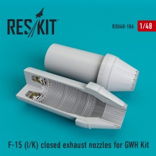 Reskit RSU48-0106 1/48 McDonnell F-15I Eagle (F-15K) closed exhaust 