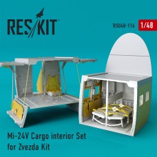 Reskit RSU48-0116 1/48 Mil Mi-24V/VP Cargo interior Set