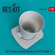 Reskit RSU48-0124 1/48 Bell UH-1D Huey exhaust nozzles 