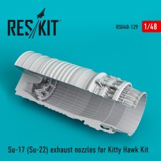 Reskit RSU48-0129 1/48 Sukhoi Su-17 (Su-22) exhaust nozzles 