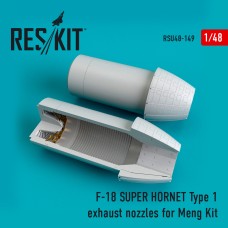 Reskit RSU48-0149 1/48 Boeing F/A-18E Super Hornet SUPER HORNET Type 1 exhaust nozzles 