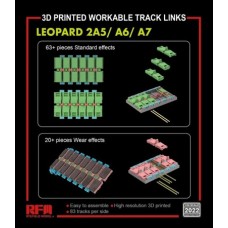 Ryefield 1/35 Upgrade Set Workable Track Links For Leopard 2A5/A6/A7 2022