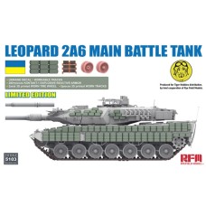 Ryefield 1/35 Leopard 2A6 Main Battle Tank Limited Edition Ukraine Decal 5103