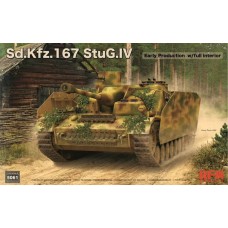Ryefield 1/35 Sd.Kfz.167 Stug.IV Early Production w/ Full Interior & Workable Track Links 5061