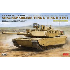 Ryefield 1/35 M1A2 SEP Abrams Tusk I / Tusk II w/ Full Interior 5026