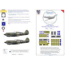 TopNotch 1/48 TNM48-S010 Pearl Harbour Curtiss P-40C (Welch and Taylor) 