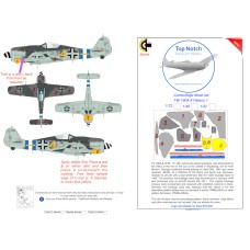 TopNotch 1/72 TNM72-M004 Focke-Wulf Fw-190A-8 series Pattern 1